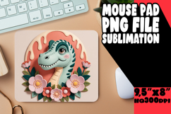 Bright Mouse Mat Ideas for Gifts, Cute Dino Product Image 1