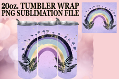 Uplifting spirits 20oz tumbler wrap, Rainbow Product Image 1