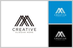 letter m logo design vector Product Image 1