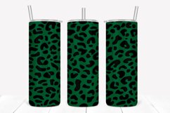 Forest Leopard Pattern 20oz Skinny Tumbler Sublimation Product Image 1