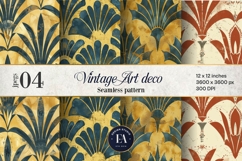 Vintage Art Deco Pattern | Retro Geometric Design Product Image 1