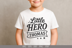 Little Hero Thomas - SVG Personalized Name Design for Gifts Product Image 1