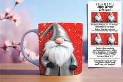 Winter Gnome Wrap 11oz 15oz Christmas Mug Design Product Image 1