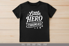 Little Hero Thomas - SVG Personalized Name Design for Gifts Product Image 4