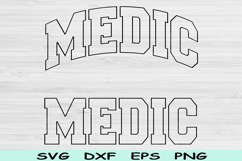Medic Svg Dxf Cut File, Medic Png, Paramedic Svg File Cricut Product Image 1