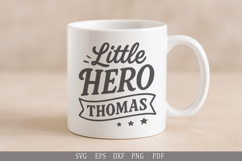 Little Hero Thomas - SVG Personalized Name Design for Gifts Product Image 6