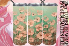 Sparkling Leopard Pattern Tumbler Graphic: Sublimation - 20o Product Image 1