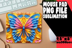Springtime Butterfly Bliss Sublimation Mouse Pad Product Image 1