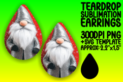 Charming Teardrop Design for Sublimation , Gnome Product Image 1