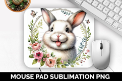 Bunny, Cute Animal Mouse Pad PNG, Animal Lover Gift Product Image 1