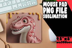 Radiant Desk Pad Sublimation Magic, Cute Dino Product Image 1