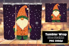 Cute Gnome Wrap for 20oz Christmas Tumblers Product Image 1