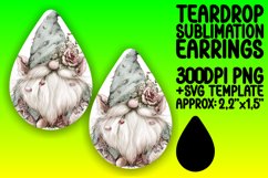 Luminous Gnome Joy: Watercolor Teardrop Symphony Product Image 1