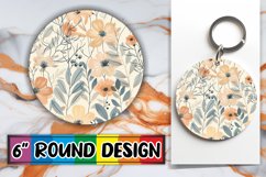 Vibrant Visions: Round Floral Collection Product Image 1