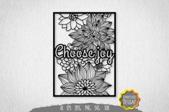 Choose Joy Papercut SVG Product Image 1