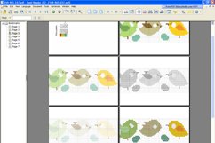 Three Birds - PDF Cross Stitch Pattern Product Image 2