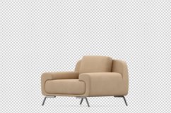 Isometric Arm Chair 3D isolated render Product Image 1