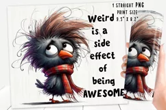 Funny bird quote Tumbler Wrap|PNG, 20 oz. Product Image 2