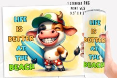 Funny Cow Skinny Tumbler Wrap Humorous Sayings PNG 20 oz. Product Image 2