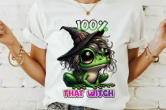 Funny frog PNG, funny quote PNG, Sublimation design. Product Image 2