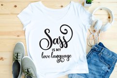 Sass is my love language SVG Product Image 3
