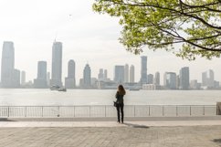 Girl on pier in Manhattan Product Image 1