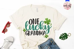 One lucky grandma - St. Patrick's Day SVG EPS DXF PNG Product Image 2