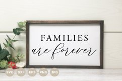 Farmhouse Sign SVG | Families are Forever Svg Sign Product Image 1