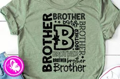 Brother svg Cricut Different fonts png Big Lil Bro Product Image 2