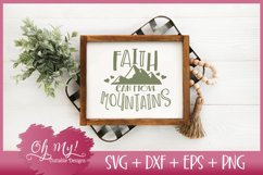 Faith Can Move Mountains - SVG DXF EPS PNG Product Image 3