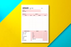 Affiliate Income Planner Pink Product Image 2