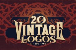 20 Vintage Logos Product Image 1
