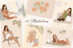 Digital Nomad Life Girls Illustration Set Product Image 2