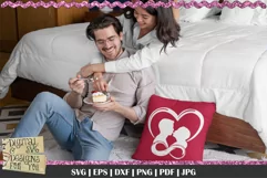 Love Kiss Infinity Silhouette | Valentine SVG | Love svg Product Image 3