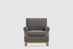 Isometric Arm Chair 3D isolated render Product Image 1