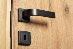 Black door handle Product Image 1