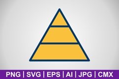 Vector Pyramid Icon Product Image 1