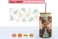 Christmas Tree SVG PNG 16 oz Libbey Glass Can Product Image 1