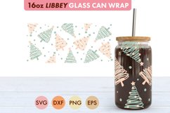 Christmas Tree SVG PNG 16 oz Libbey Glass Can Product Image 3