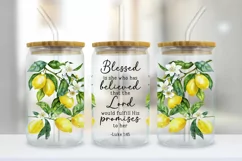 Blessed Is She Glass Wrap PNG | Bible Verse PNG Product Image 3
