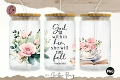 God Is Within Her Glass Wrap PNG | Bible Verse PNG Product Image 1