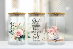 God Is Within Her Glass Wrap PNG | Bible Verse PNG Product Image 3