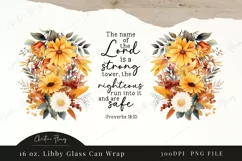 The Lord Is A Strong Tower Glass Wrap PNG | Bible Verse PNG Product Image 4