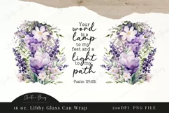 Light To My Path Glass Wrap PNG | Bible Verse PNG Product Image 4