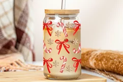 Coquette Christmas Libbey Glass Wrap PNG | Christmas PNG Product Image 2