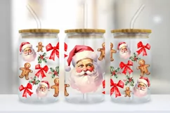 Christmas Libbey Glass Wrap PNG | Christmas PNG Product Image 3