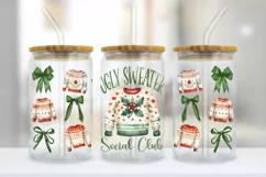 Ugly Sweater Social Club Libbey Glass Wrap PNG Product Image 3
