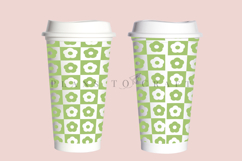 Bundle 6 Matcha 16oz Hot Cup Tumbler Wrap SVG Product Image 4