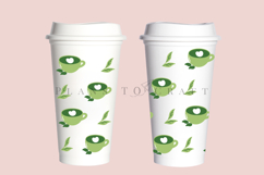 Bundle 6 Matcha 16oz Hot Cup Tumbler Wrap SVG Product Image 6