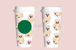 Bundle 6 Halloween 16oz Hot Cup Tumbler Wrap SVG Product Image 5